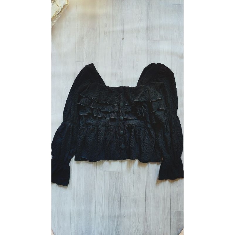 ÁO XỐP TAY BỒNG BÁNH BÈO