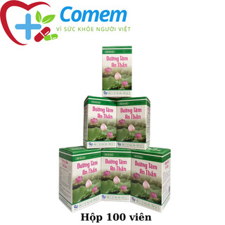Ngủ ngon DƯỠNG TÂM AN THẦN- Đại Uy (hộp 100 viên) - giúp ăn ngủ ngon nguồn gốc dược liệu thiên nhiên