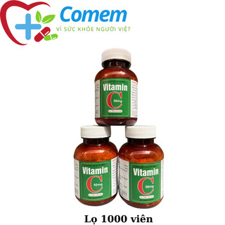 Vitamin C Đại Uy 1000 viên Bổ sung Vitamin C tăng sức đề kháng