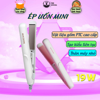 Máy duỗi tóc ép tóc mini TMD, Tạo kiểu nhanh chóng, vật liệu gốm PTC an toàn, dễ sử dụng