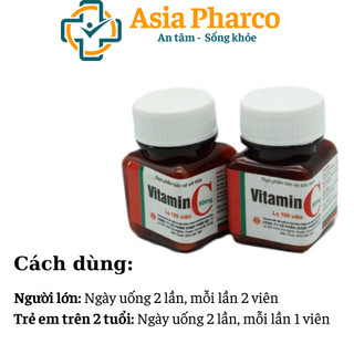 Vitamin C Đại Uy (Lọ 1000 viên)