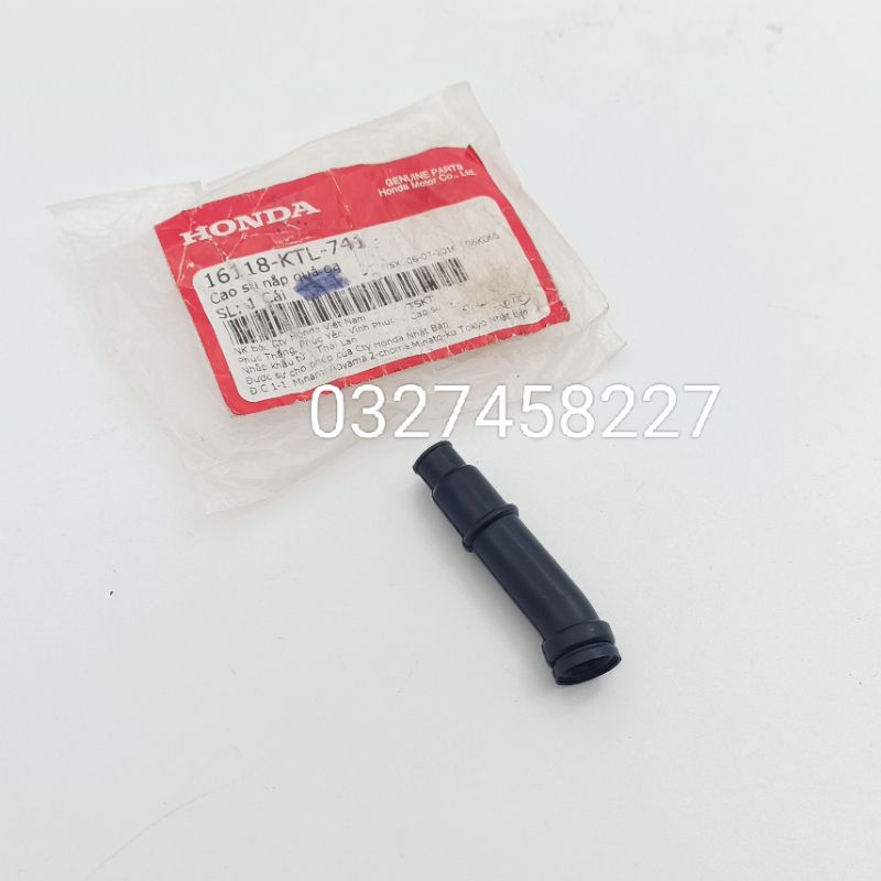Cao su nắp dây ga, bình xăng con WAVE A, RS, S100... zin