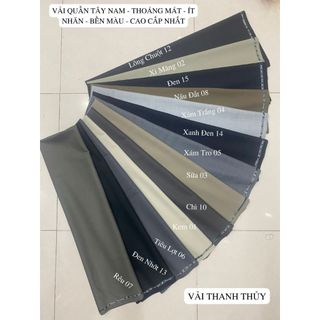VẢI QUẦN TÂY NAM - THOÁNG MÁT - ÍT NHĂN - BỀN MÀU  - CAO CẤP NHẤT