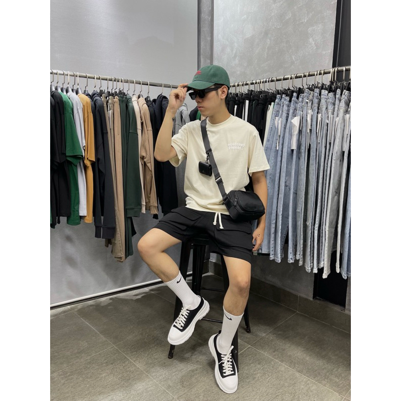 Áo thun P117 Peaceout Studios Mini Logo Peaceout