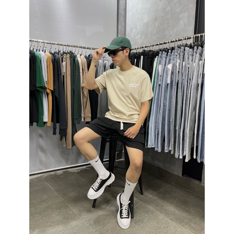 Áo thun P117 Peaceout Studios Mini Logo Peaceout