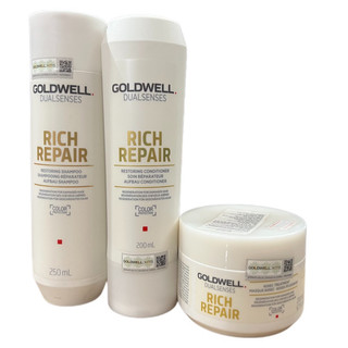 Combo bộ chăm sóc tóc GOLDWELL DUALSENSES RICH  REPAIR (Bộ nhỏ)