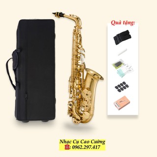 Kèn Saxophone Alto MK007 Vàng Full Box Nhạc Cụ Cao Cường