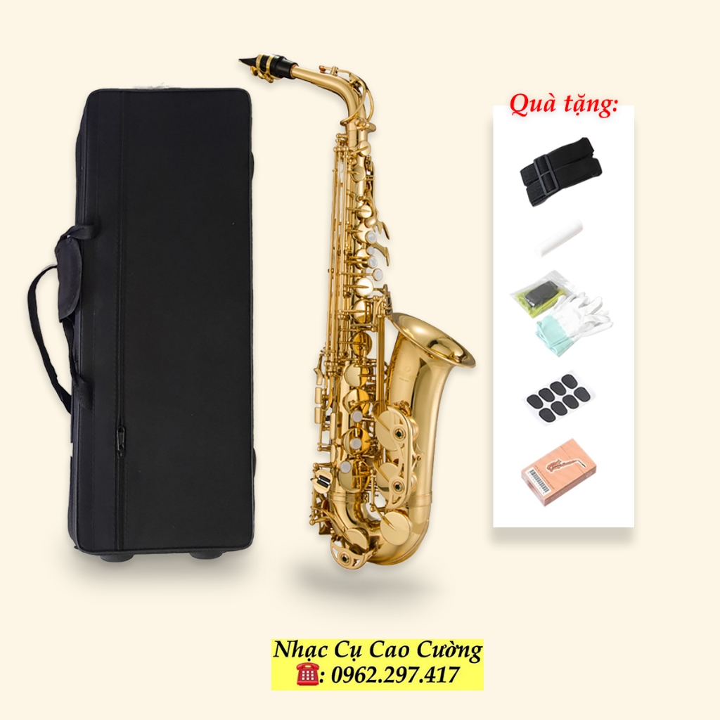 Kèn Saxophone Alto MK007 Vàng Nhạc Cụ Cao Cường