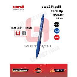 Bút bi bấm click bp 0.7 mm uni xsb-r7