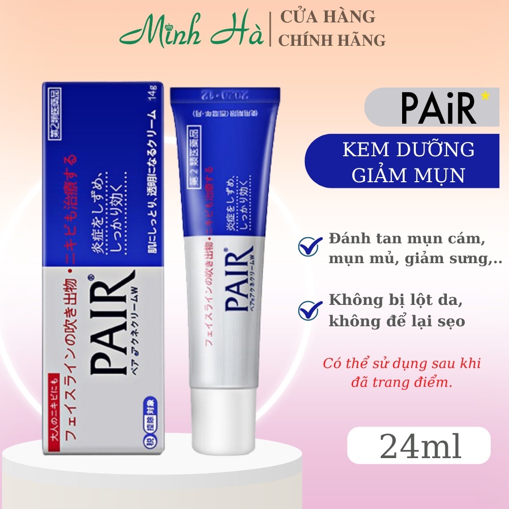 Kem ngừa mụn Pair Acne W Cream Nhật Bản 24g (jan)