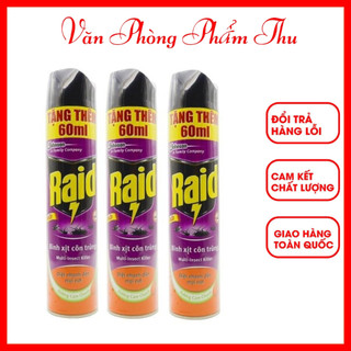 Xịt muỗi raid hương chanh/ không mùi/ lavender 700ml, 600ml+100ml giá không đổi - xịt diệt côn trùng raid chính hãng