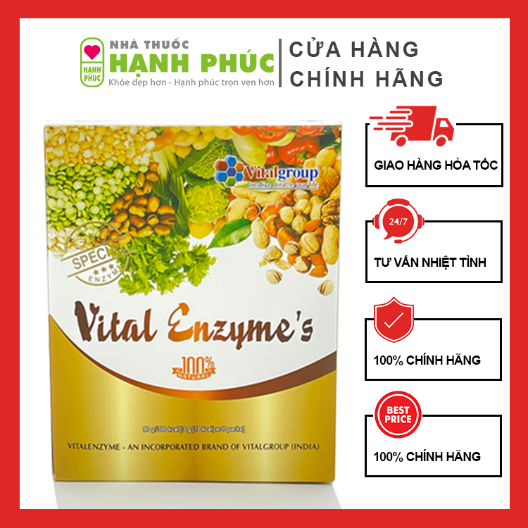 Enzyme's Vital Chính Hãng Hàn Quốc - Sản Phẩm Từ Rau Củ Quả (Hộp 30 Gói)