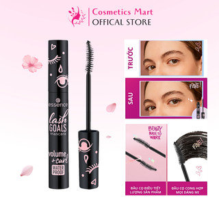 Chuốt mi Essence Lash Goals Mascara Volume & Curl Waterproof 7.5 ml Đức