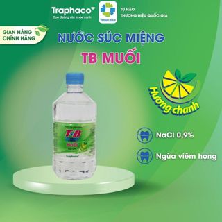 Nước Súc Miệng TB Muối Chanh Ngừa Đau Họng Vệ Sinh Răng Miệng Mỗi Ngày Chai 500 ml