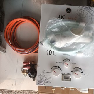 Bình nóng lạnh Gas Pansy 10L (Combo)