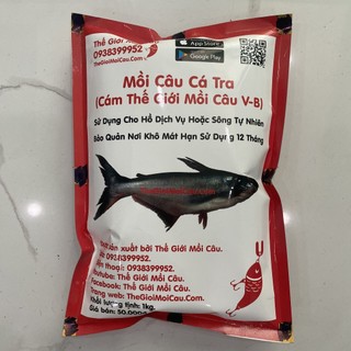 1kg cám trộn sẵn tơ nhện bông tuyết câu cá tra Thế Giới Mồi Câu