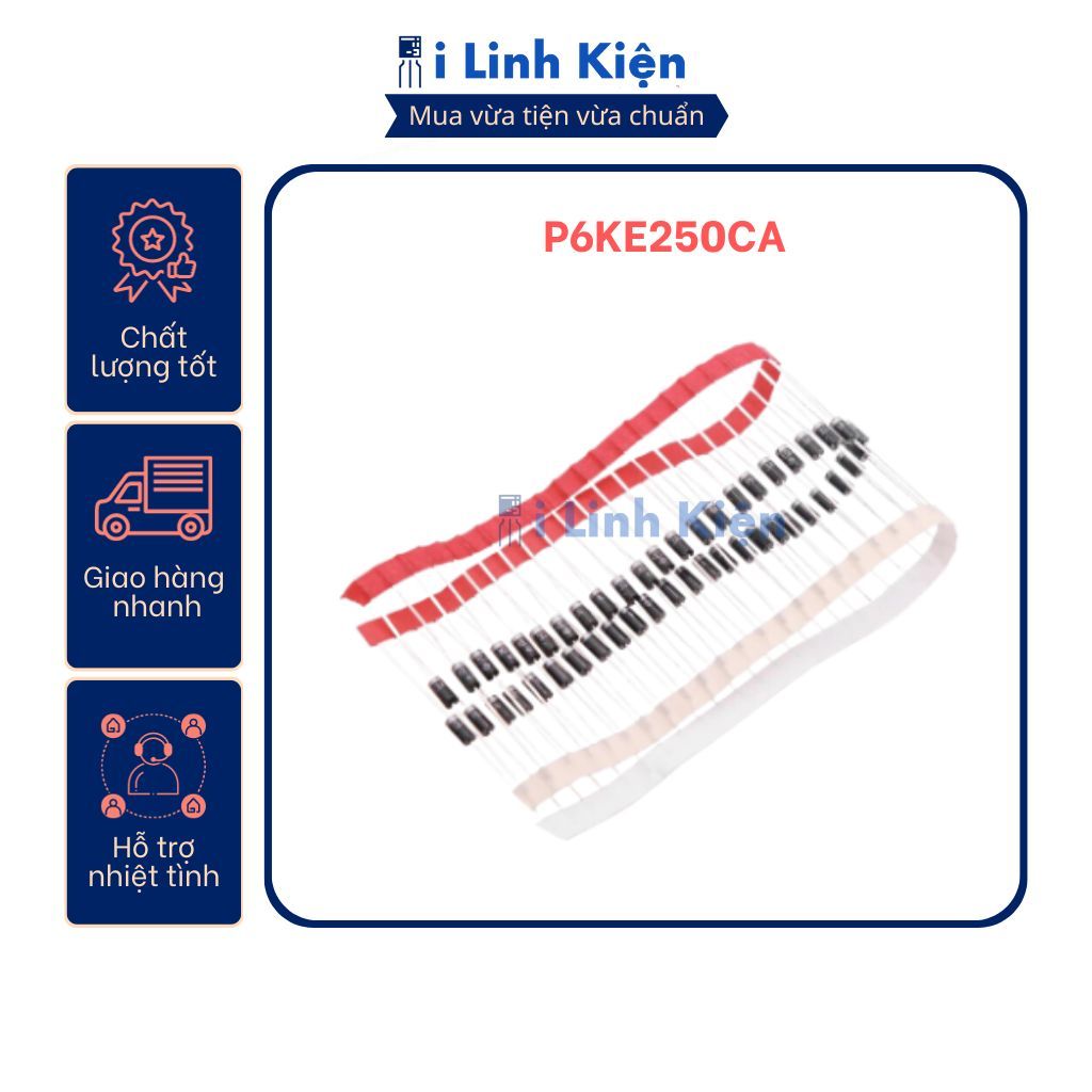P6KE250CA 250V 600W DO-15 Diode TVS