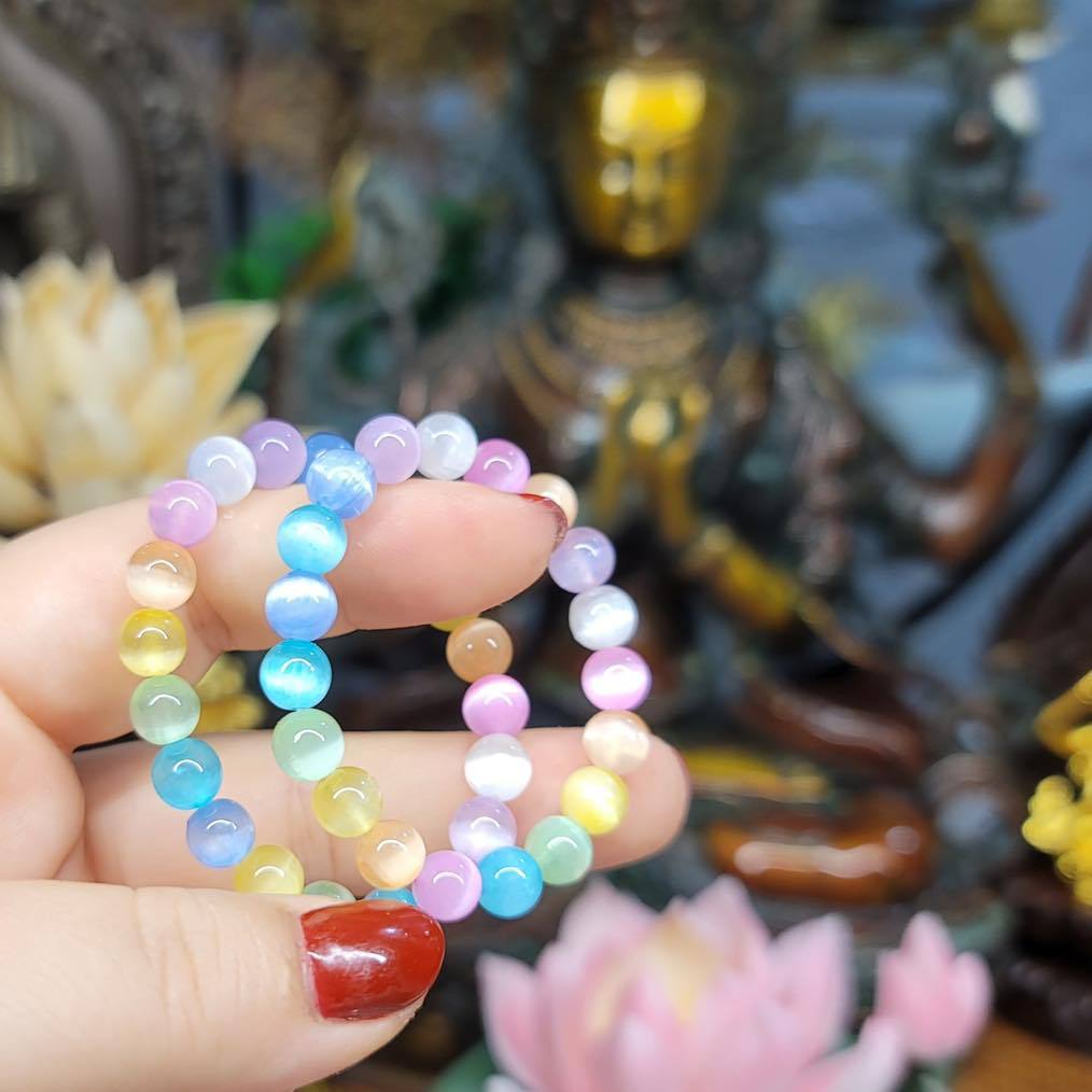 Vòng Tay Selenite Cho Bé Giúp Hấp Thu Tần Sóng Cao