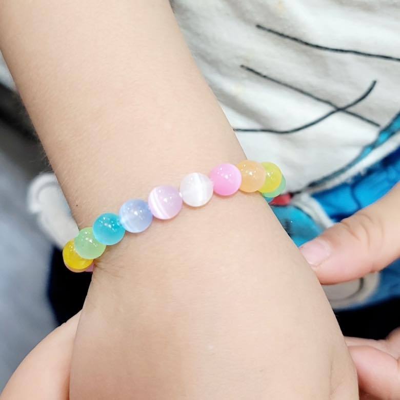 Vòng Tay Selenite Cho Bé Giúp Hấp Thu Tần Sóng Cao