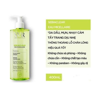 Sữa Rửa Mặt SVR Sebiaclear Gel Moussant 400ml Gel Rửa Mặt SVR