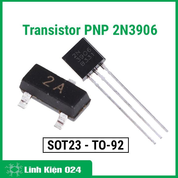 Sản phẩm Transistor PNP 2N3906 0.2A-40V