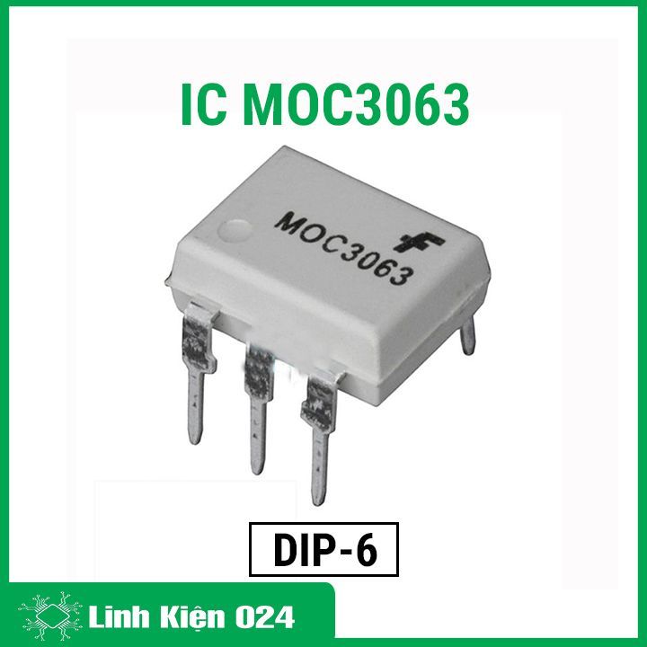 IC cách ly quang MOC3063 chân cắm DIP6