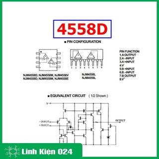 Chíp IC 4558D DIP8
