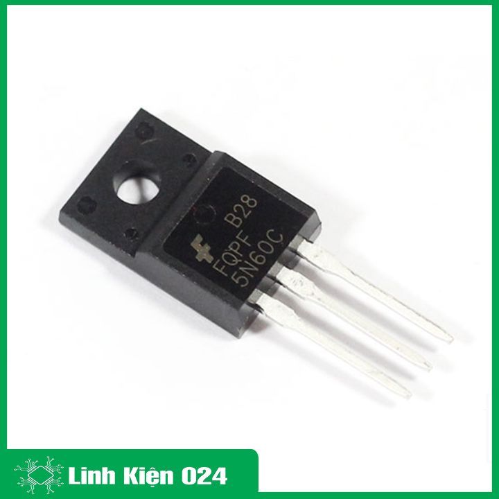 Sản phẩm MOSFET 5N60 TO-220 5A 600V N-CH