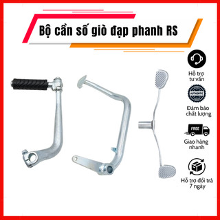 [Freeship] Bộ 3 món cần số - giò đạp - đạp phanh xe máy Dream ,Wave