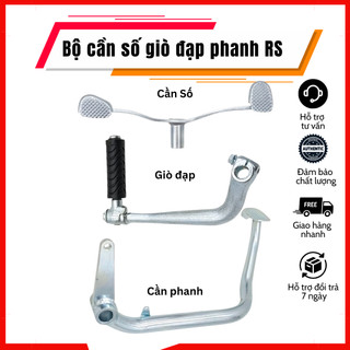 [Freeship] Bộ 3 món cần số - giò đạp - đạp phanh xe máy Dream ,Wave