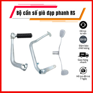 [Freeship] Bộ 3 món cần số - giò đạp - đạp phanh xe máy Dream ,Wave