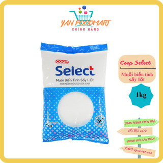 Muối biển tinh sấy Iốt Coop Select 1kg
