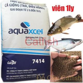 [1KG]Thức ĂN Cá Cargill 7414 40% Đạm Cho Cá ăn Hoặc Dùng Câu cá,tra,điêu hồng,chép,rô phi(1kg)-1kg Cám cá 7114 cargill