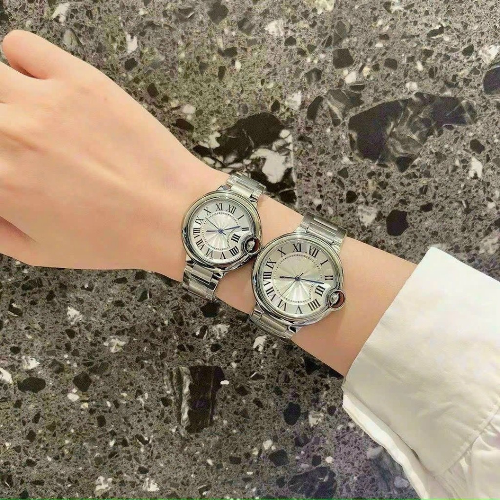 Đồng hồ nam nữ dây kim loại TB490 chống nước bảo hành