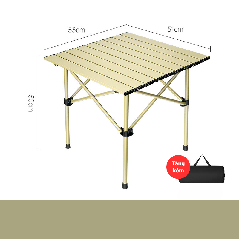 Bàn Dã Ngoại Gấp Gọn Size Mini Cho 2-3 Người, Bàn Camping Siêu Nhẹ Di Động Dễ Dàng Mang Đi Du Lịch Mountainhiker