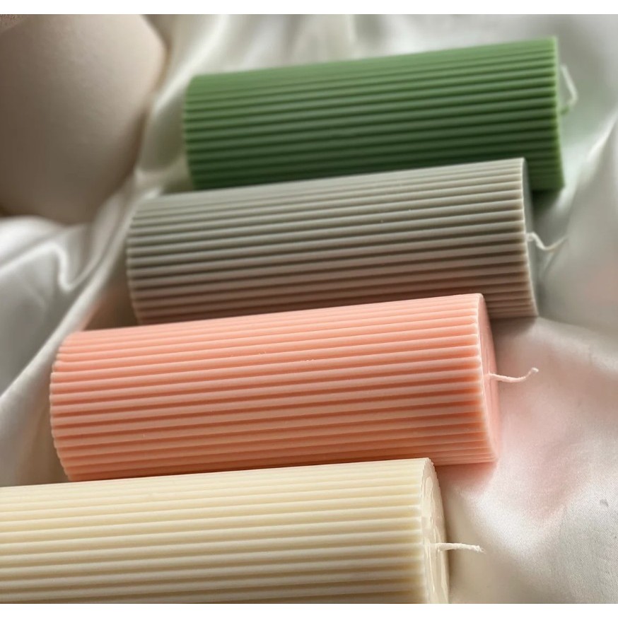 Nến thơm hình trụ lãng mạn, nến thơm sáp đậu nành không khói, cầu hôn, sinh nhật phong cách châu Âu