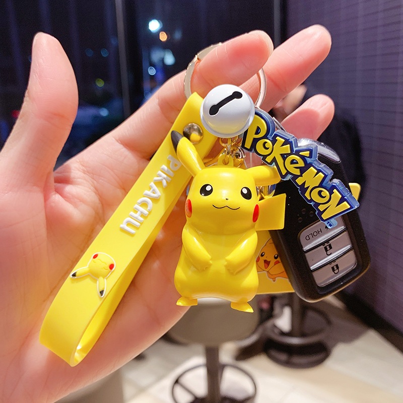Móc khoá Pokemon xịn sò dễ thương- hàng Trung nội địa cao cấp - Pikachu Psyduck Charmander Squirtle Bulbasaur Jigglypuff