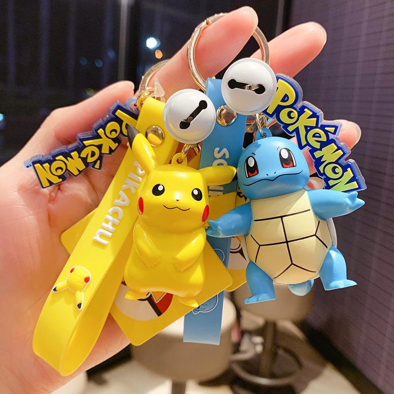 Móc khoá Pokemon xịn sò dễ thương- hàng Trung nội địa cao cấp - Pikachu Psyduck Charmander Squirtle Bulbasaur Jigglypuff