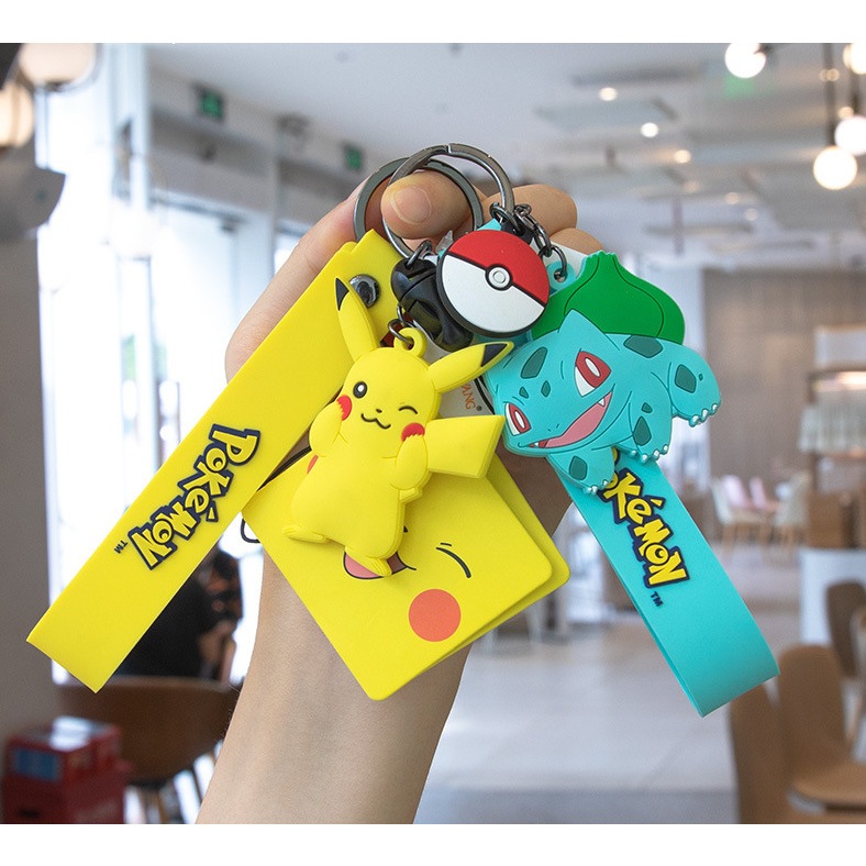 Móc khoá Pokemon xịn sò dễ thương- hàng Trung nội địa cao cấp - Pikachu Psyduck Charmander Squirtle Bulbasaur Jigglypuff