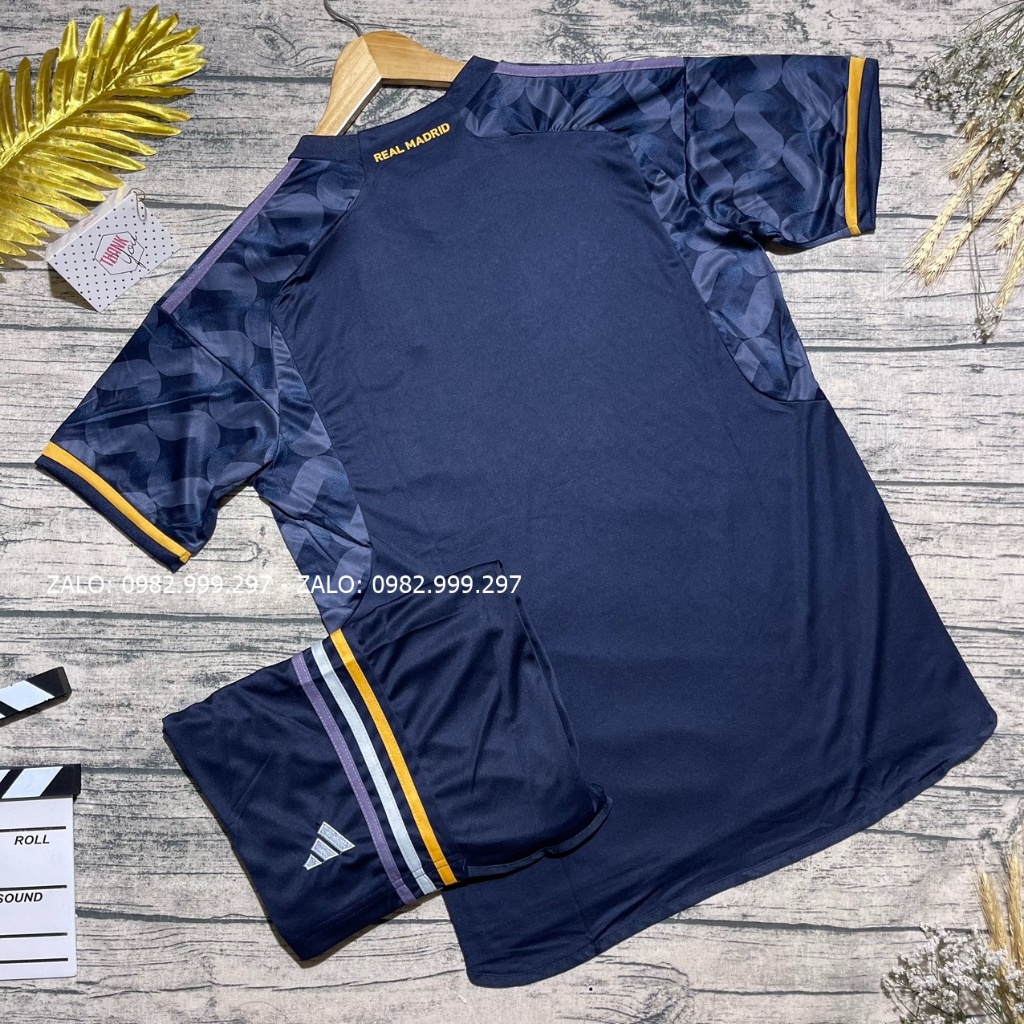 Quần Áo Bóng Đá CLB Real Madrid Sân Nhà/Sân Khách 2023,2024 - Chuẩn Mẫu Thi Đấu 99%- Vải Thái
