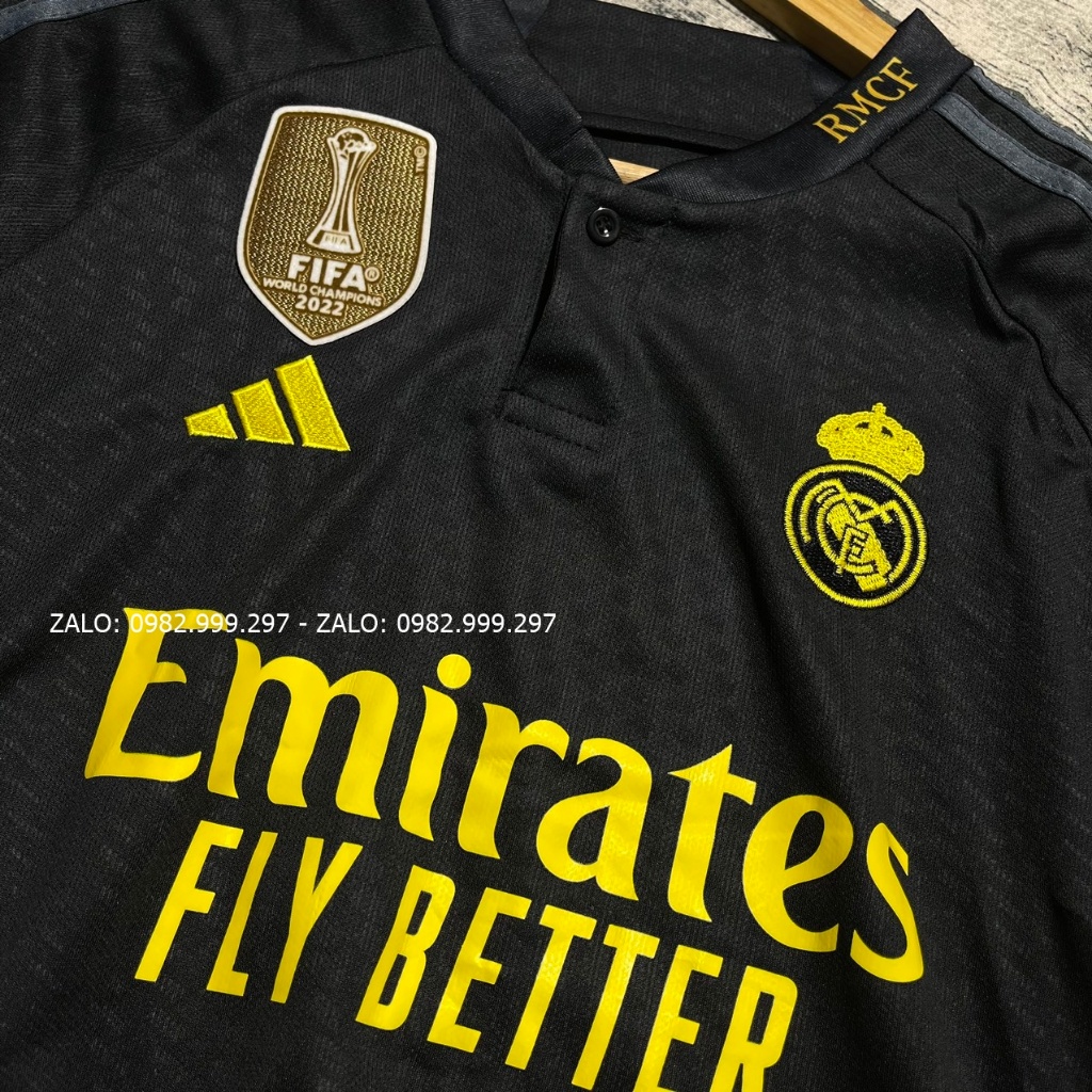 Quần Áo Bóng Đá CLB Real Madrid Sân Nhà/Sân Khách 2023,2024 - Chuẩn Mẫu Thi Đấu 99%- Vải Thái