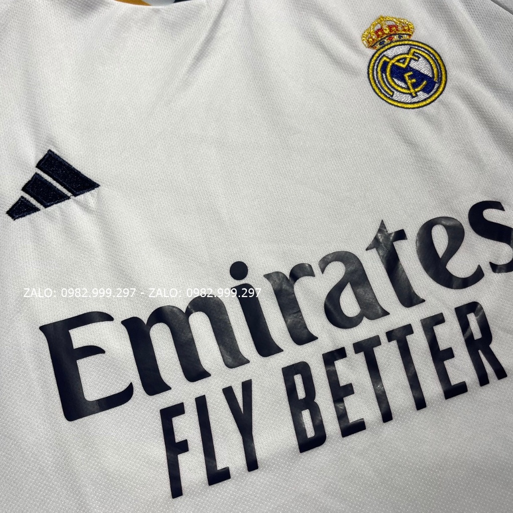 Quần Áo Bóng Đá CLB Real Madrid Sân Nhà/Sân Khách 2023,2024 - Chuẩn Mẫu Thi Đấu 99%- Vải Thái