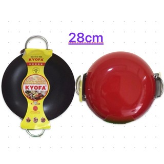 #28 cm#chống dính - chảo chống dính sâu lòng 2 quai kyofa