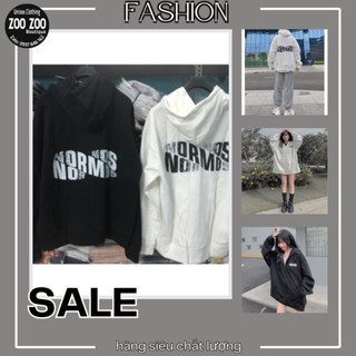 Áo Khoác Nỉ Dây Kéo NORMOS Form Rộng Ulzzang (Ảnh Thật)