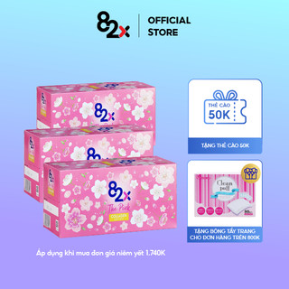82X The Pink Collagen 1000mg Collagen, Vitamin C và Khoáng Chất Đến Từ Nhật Bản - Combo 3 hộp (100ml/chai)