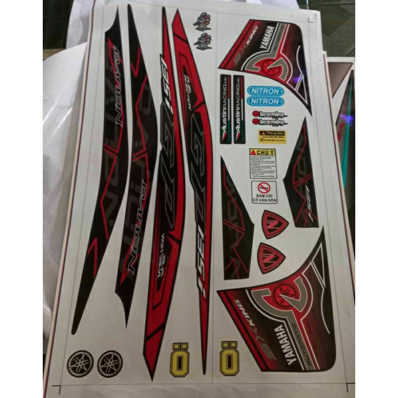 Tem rời dán xe novo4 đo đen