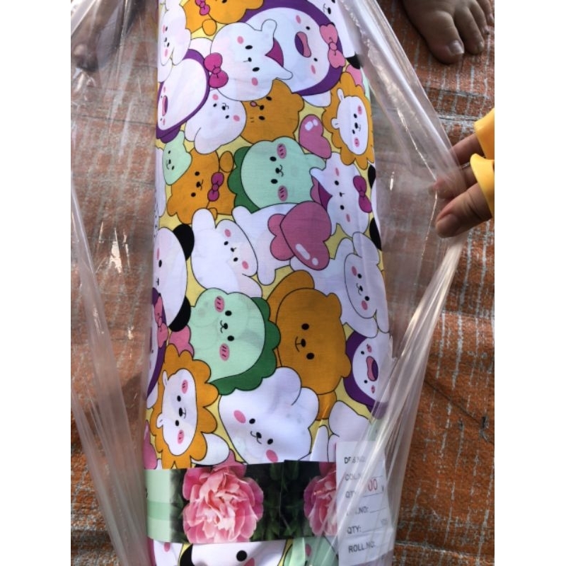 Vải tole lanh loại 1, thấm hút mồ hôi, mặc mát. may đồ bộ, váy ngủ và quần áo trẻ em