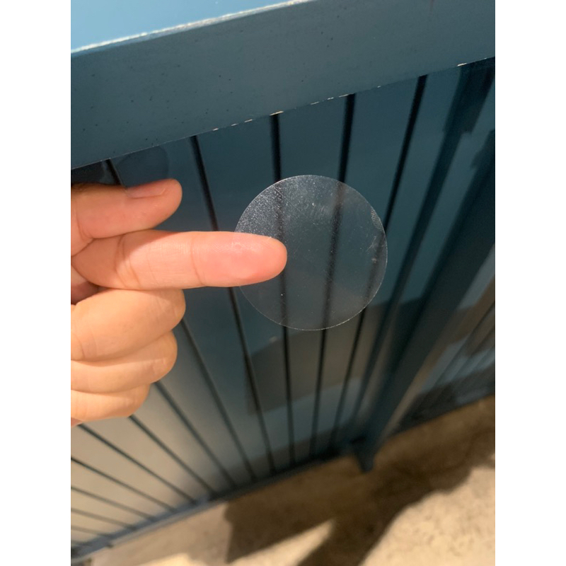 Tem niêm phong nilon 3cm/5cm, tem dán niêm phong PVC trong suốt, decal dán chuyên dán hộp tệp 5000/10000 tem