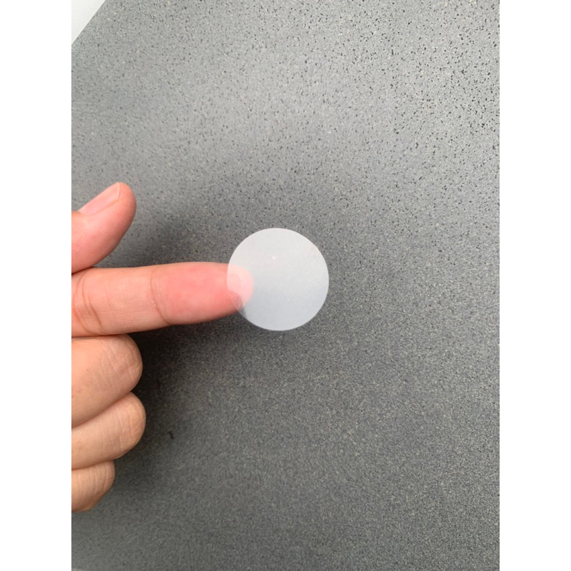 Tem niêm phong nilon 3cm/5cm, tem dán niêm phong PVC trong suốt, decal dán chuyên dán hộp tệp 5000/10000 tem