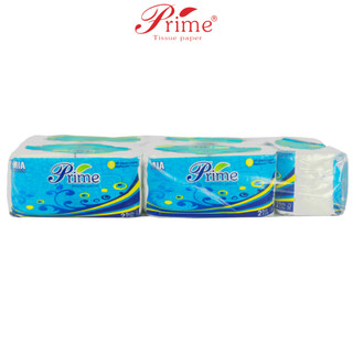 Giấy vệ sinh prime đôi 10 cuộn 2 lớp có lõi - combo 2 dây